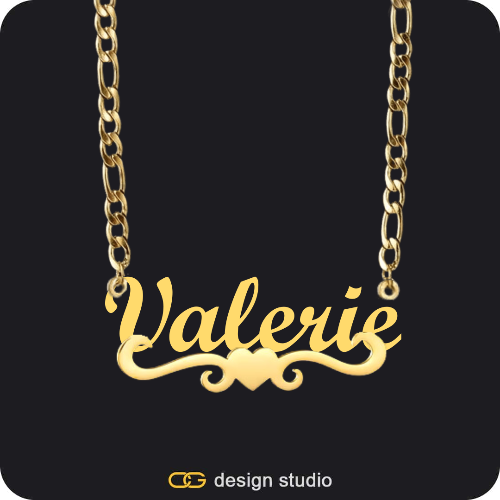 The Essential Name Necklace: Underline