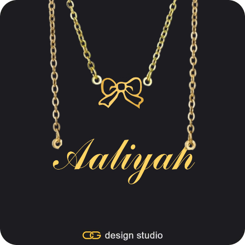 The Essential Name Necklace: Double Layer