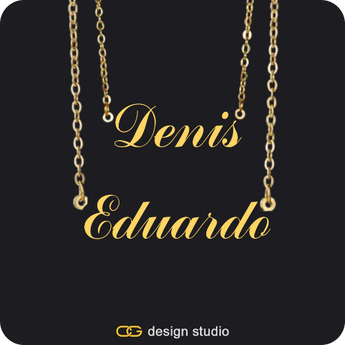 The Essential Name Necklace: Double Layer