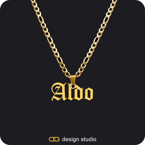 The Essential Name Necklace: Looped