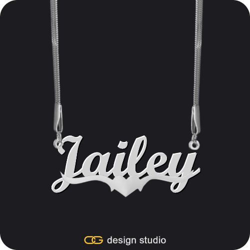 The Essential Name Necklace: Underline