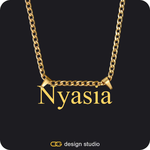 The Essential Name Necklace: Double Loop