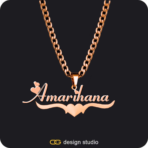 The Essential Name Necklace: Underline