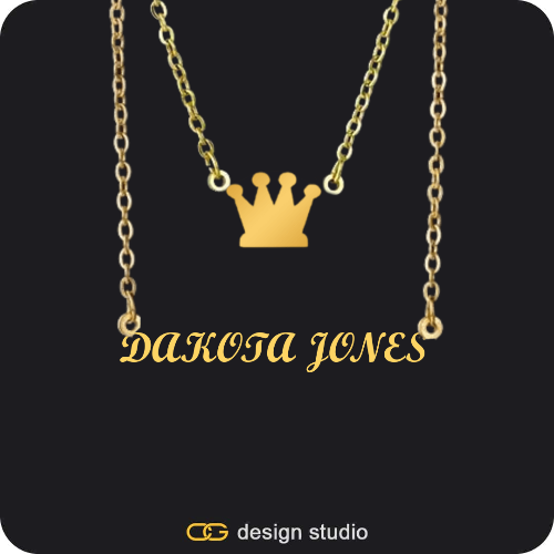 The Essential Name Necklace: Double Layer
