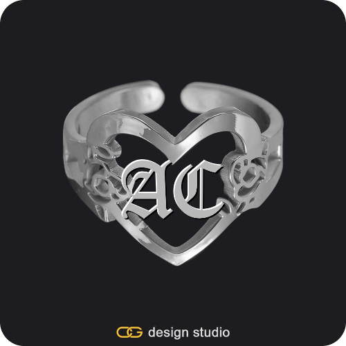 The Heartfelt Initial Ring