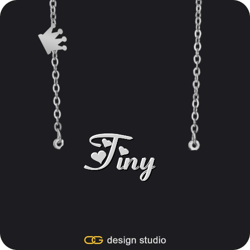 The Essential Name Necklace: Charm