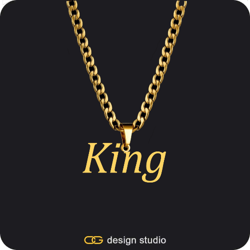 The Essential Name Necklace: Looped