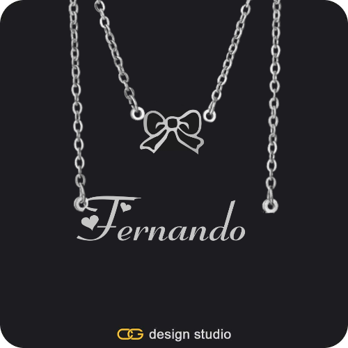The Essential Name Necklace: Double Layer