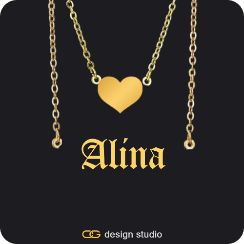 The Essential Name Necklace: Double Layer