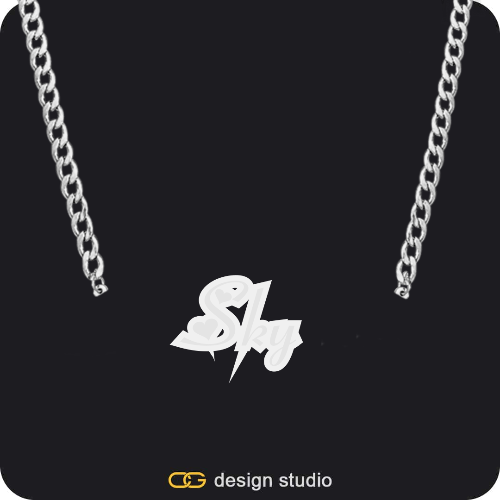 The Spotlight Double Plated Name Necklace