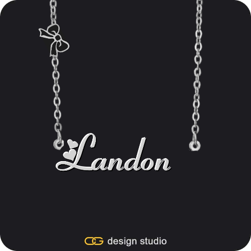 The Essential Name Necklace: Charm