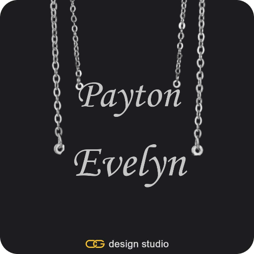 The Essential Name Necklace: Double Layer
