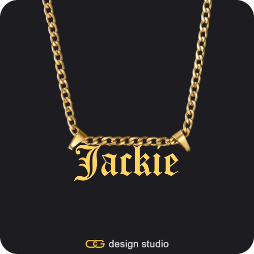The Essential Name Necklace: Double Loop