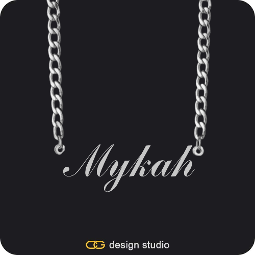 The Essential Name Necklace: Cuban chain