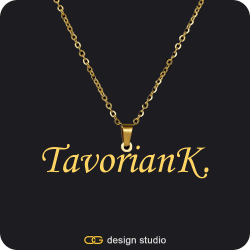 The Essential Name Necklace: Looped
