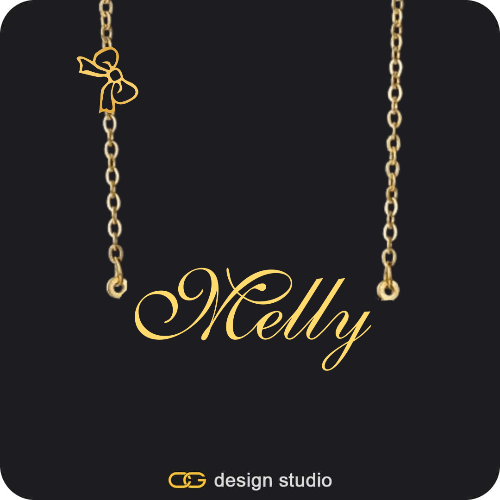 The Essential Name Necklace: Charm