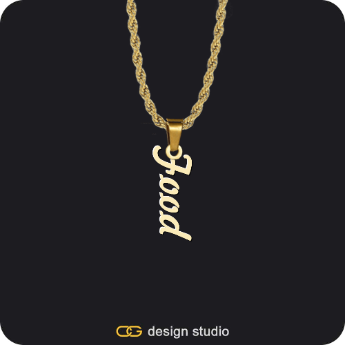 The Vertical Name Necklace