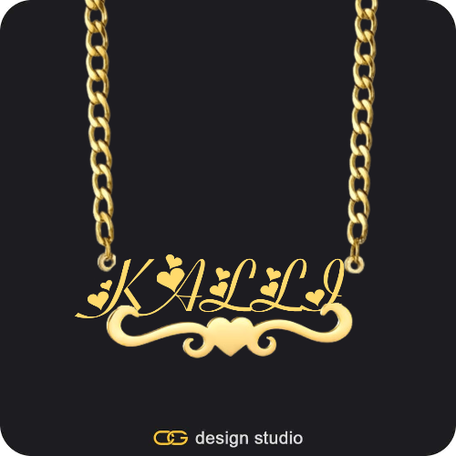 The Essential Name Necklace: Underline