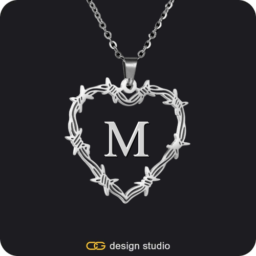 Bichota Heart Name Necklace