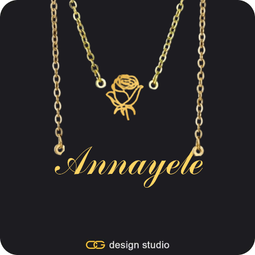 The Essential Name Necklace: Double Layer