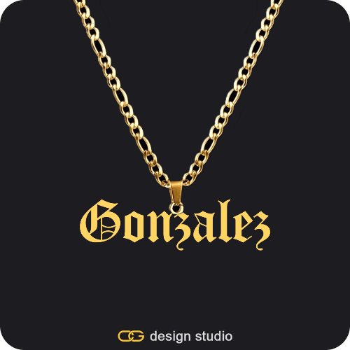 The Essential Name Necklace: Looped