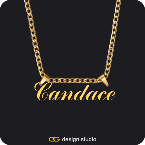 The Essential Name Necklace: Double Loop