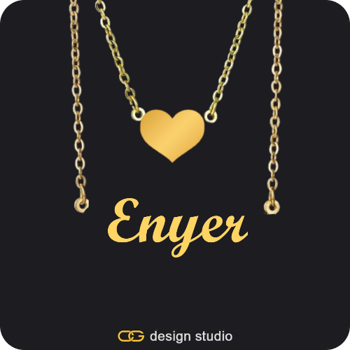 The Essential Name Necklace: Double Layer