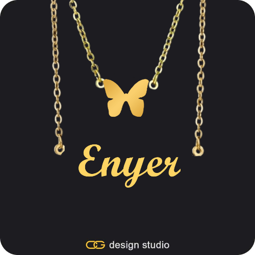 The Essential Name Necklace: Double Layer