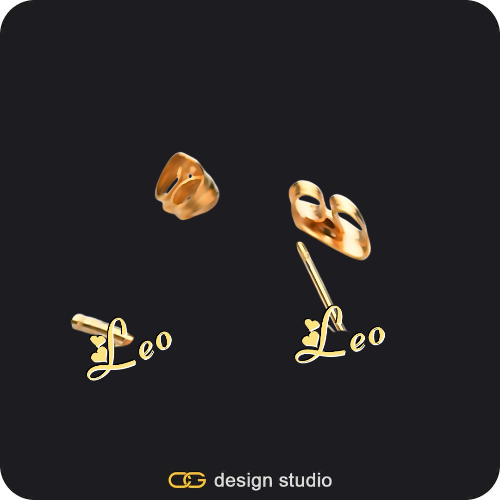 The Essential Stud Name Earrings
