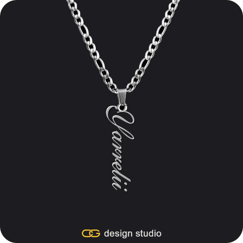 The Vertical Name Necklace