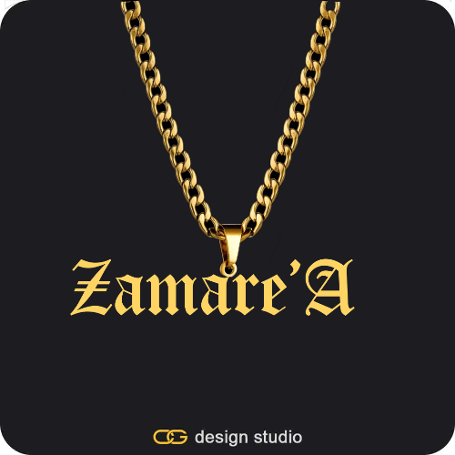 The Essential Name Necklace: Looped