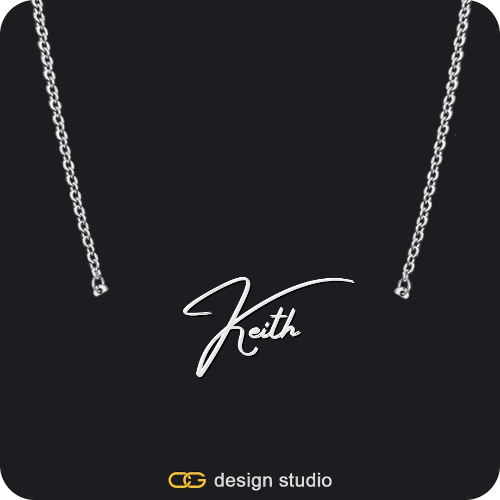 The Premier Script Name Necklace