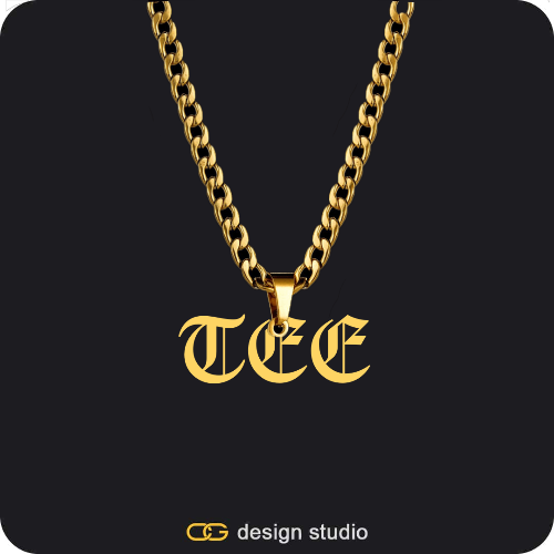 The Essential Name Necklace: Looped