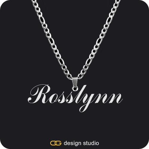 The Essential Name Necklace: Looped