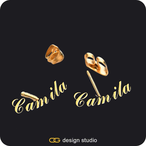 The Essential Stud Name Earrings