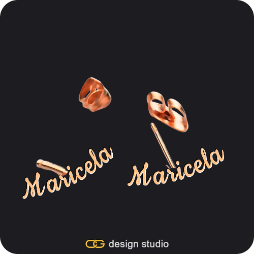 The Essential Stud Name Earrings