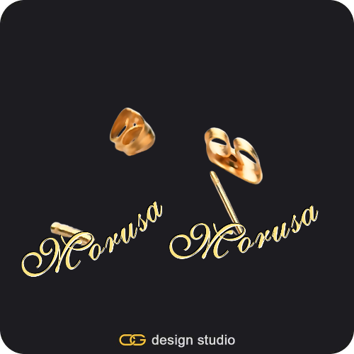 The Essential Stud Name Earrings