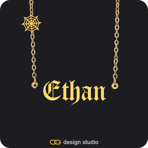 The Essential Name Necklace: Charm