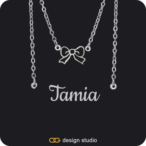 The Essential Name Necklace: Double Layer