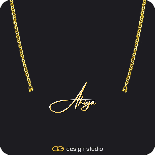 The Premier Script Name Necklace