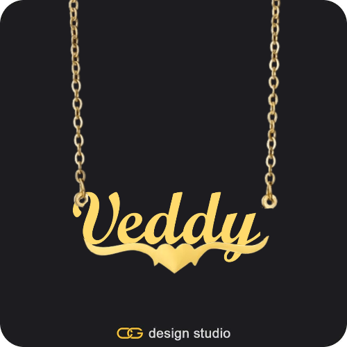 The Essential Name Necklace: Underline
