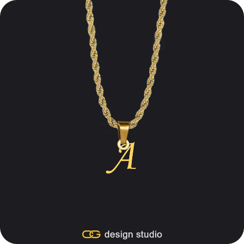 The Essential Name Necklace: Looped