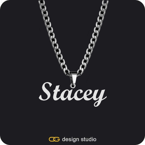 The Essential Name Necklace: Looped