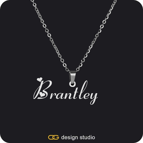 The Essential Name Necklace: Looped