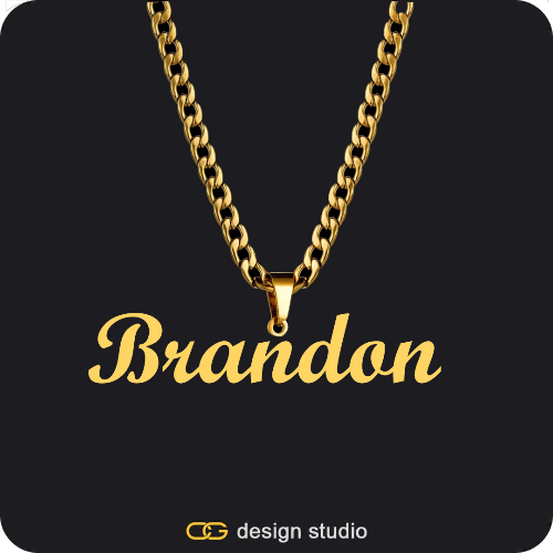 The Essential Name Necklace: Looped