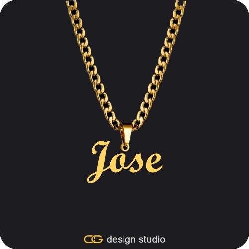 The Essential Name Necklace: Looped