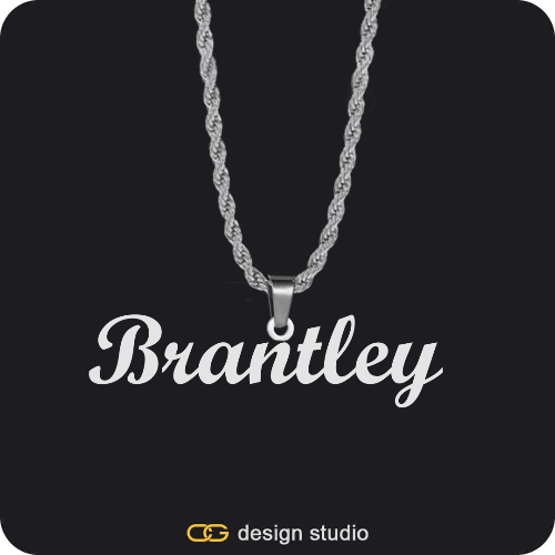 The Essential Name Necklace: Looped