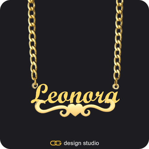 The Essential Name Necklace: Underline