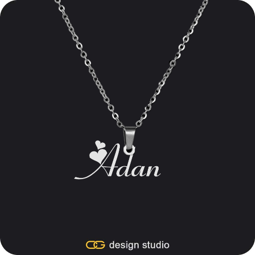 The Essential Name Necklace: Looped