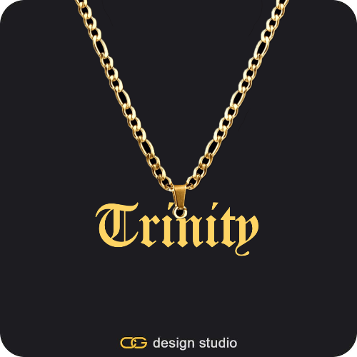 The Essential Name Necklace: Looped